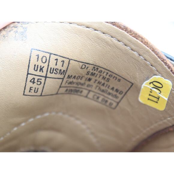 Dr Martens Smiths Mens 11 Black Leather Goodyear Welt Oxford Shoes Punk Work main image 8